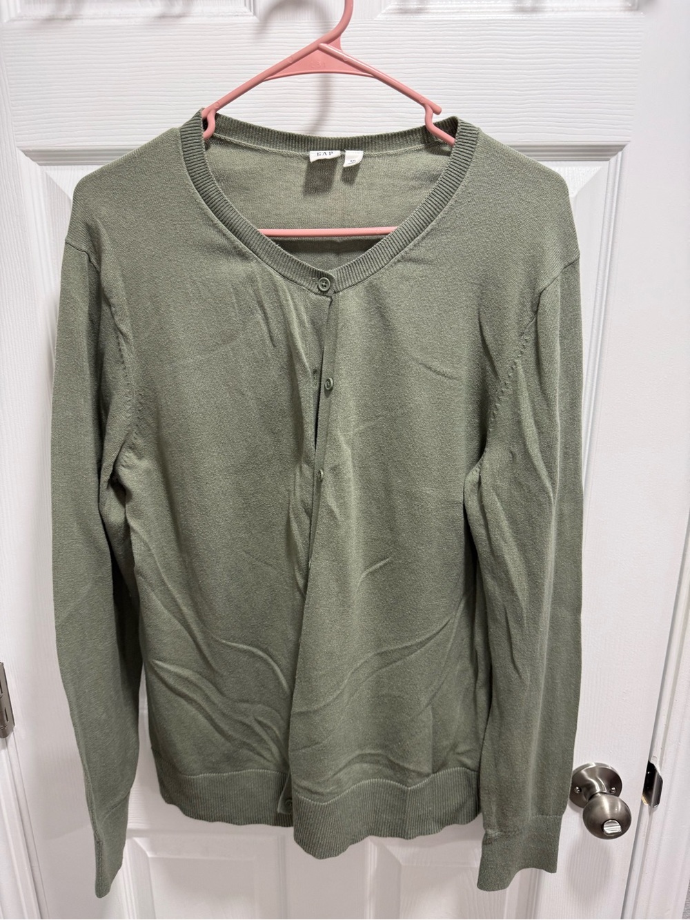 Light Olive Green Women’s Cardigan Sweater - GAP